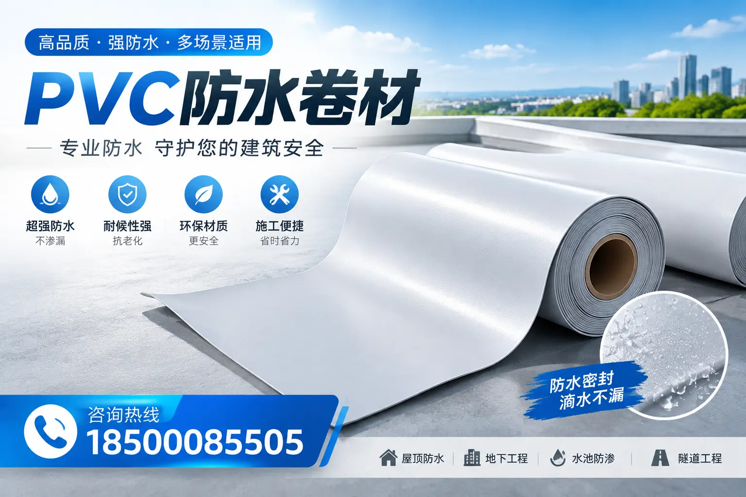 PVC防水卷材的市场竞争分析，双河品牌选择参考